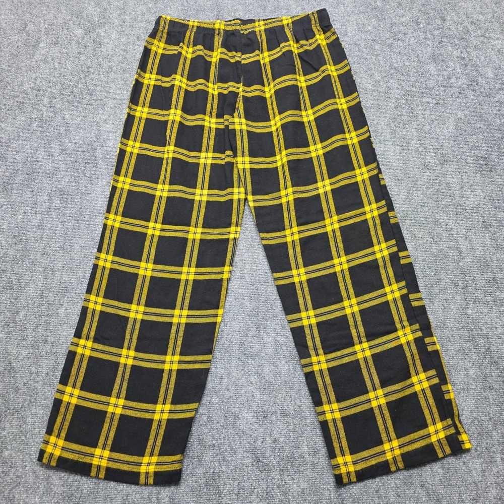 NFL Team Apparel Pittsburgh Steelers Plaid Pajama Pants Women's Large Black - Picture 3 of 10